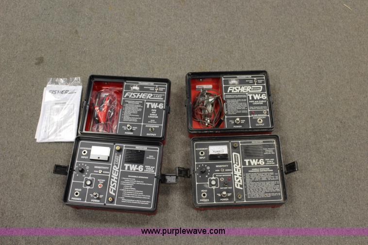 image for item BQ9356 (2) Fisher TW-6 pipe and cable locators