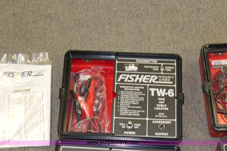 image for item BQ9356 (2) Fisher TW-6 pipe and cable locators