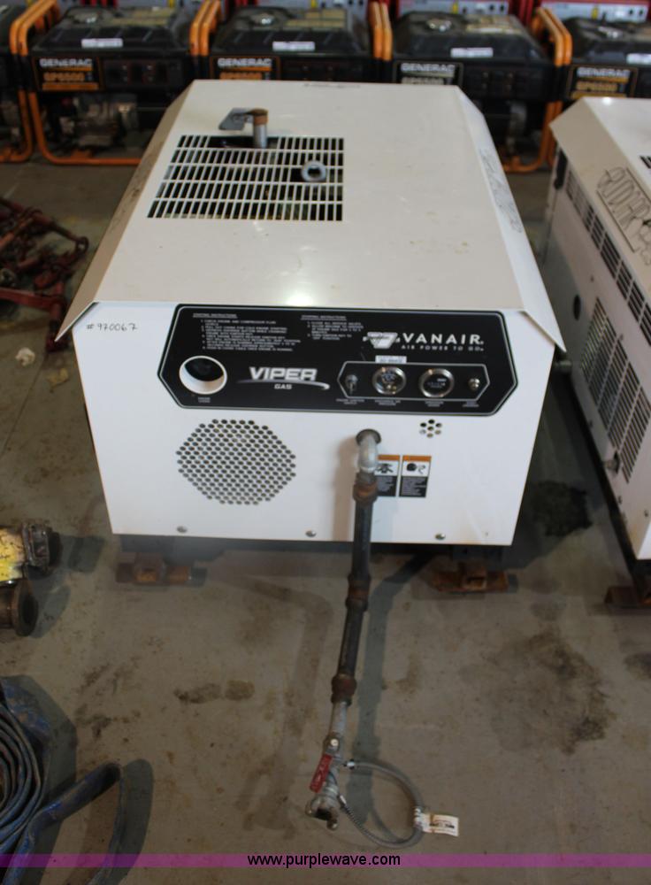 image for item BQ9456 Vanair Viper 70 air compressor