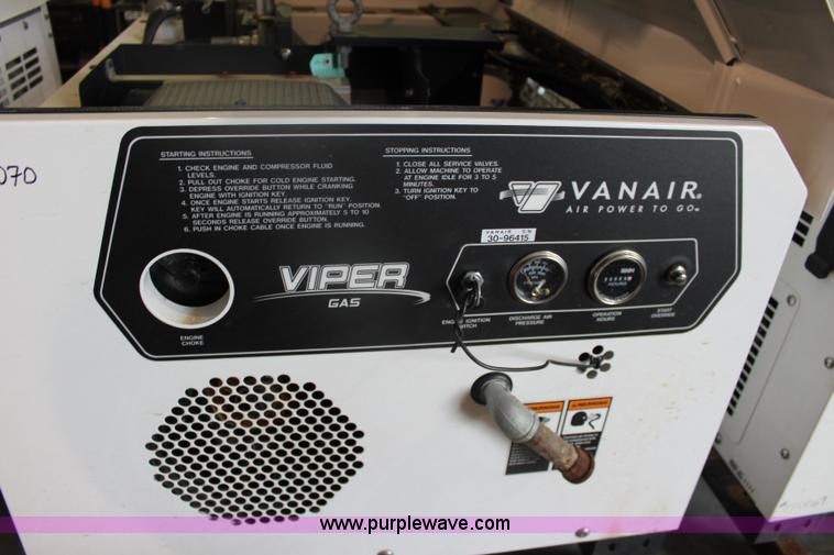 image for item BQ9457 Vanair Viper 70 air compressor
