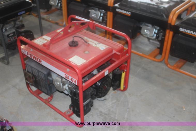 image for item BQ9475 Multiquip GA-6HB generator