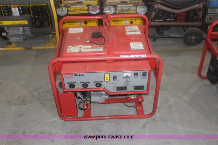 image for item BQ9476 Multiquip GA-6HB generator