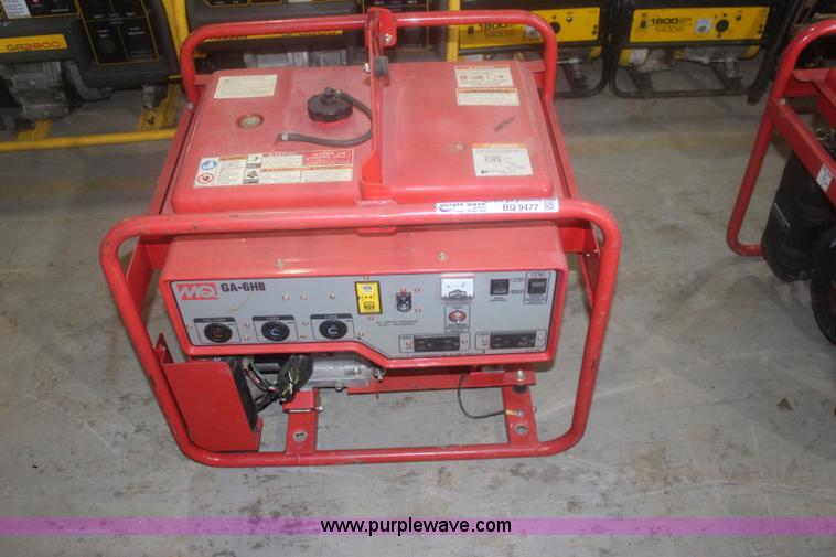 image for item BQ9477 Multiquip GA-6HB generator