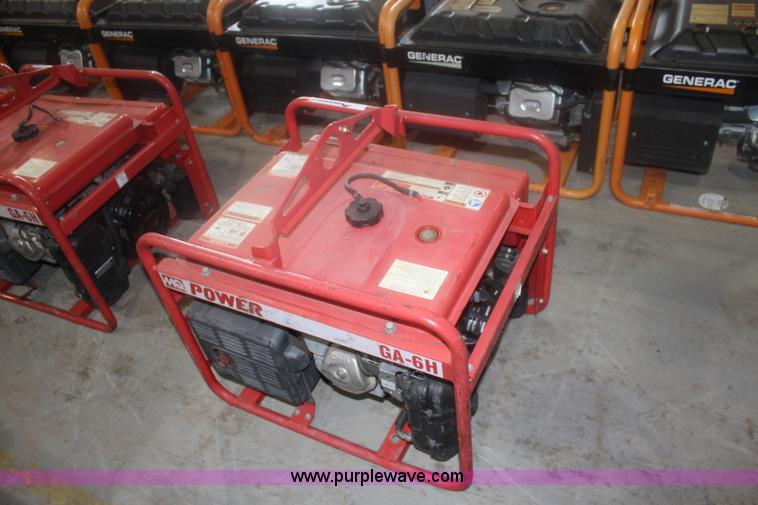 image for item BQ9477 Multiquip GA-6HB generator