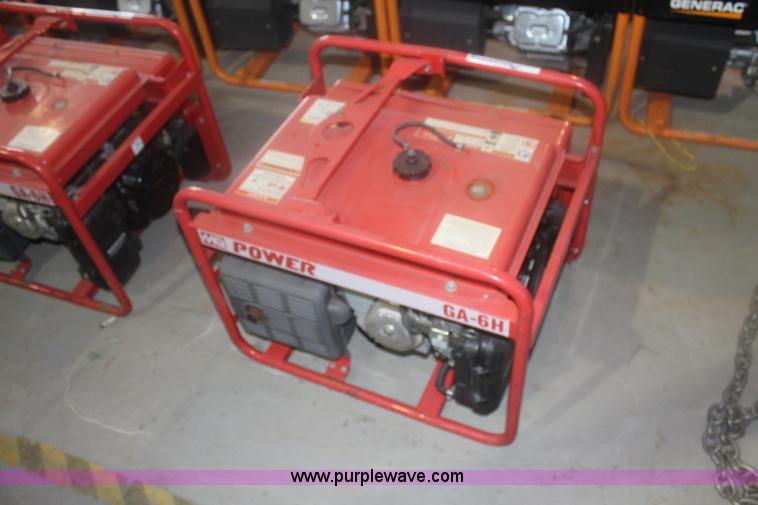 image for item BQ9481 Multiquip GA-6HB generator