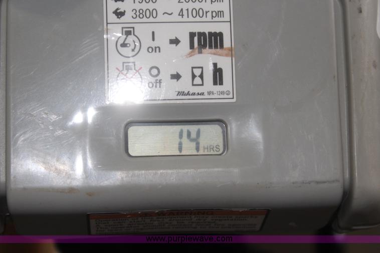 image for item BQ9498 Multiquip Mikasa MTX60HD plate compactor