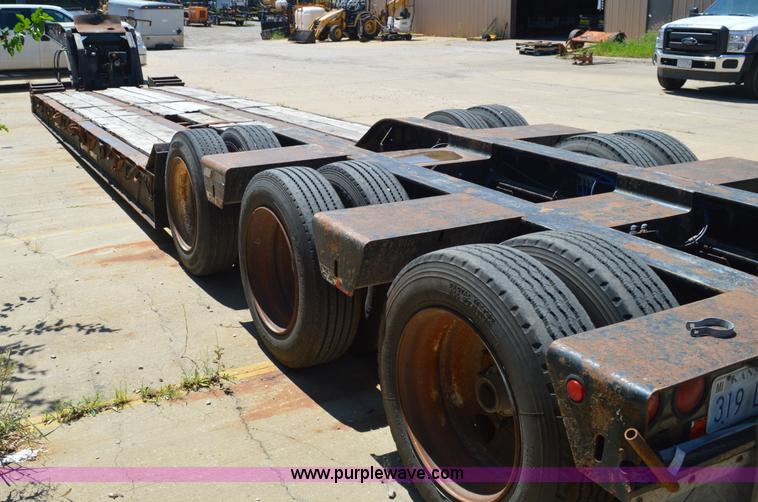 image for item J5762 2001 Talbert lowboy De-Tach equipment trailer