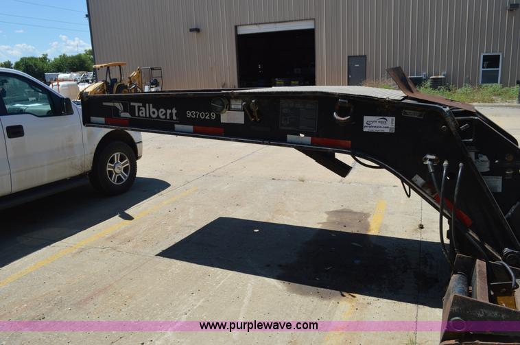 image for item J5762 2001 Talbert lowboy De-Tach equipment trailer