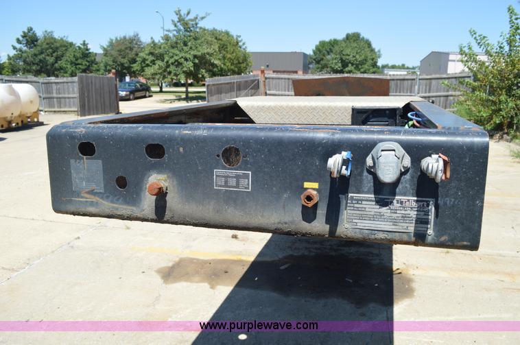 image for item J5762 2001 Talbert lowboy De-Tach equipment trailer