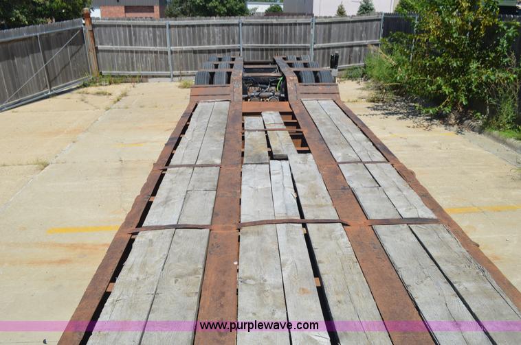 image for item J5762 2001 Talbert lowboy De-Tach equipment trailer