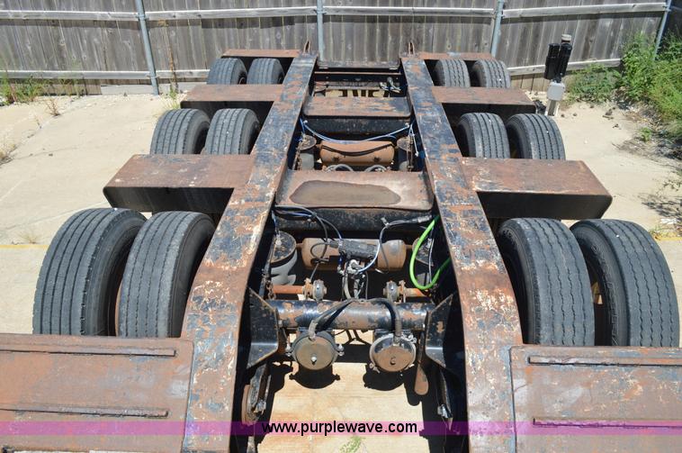 image for item J5762 2001 Talbert lowboy De-Tach equipment trailer