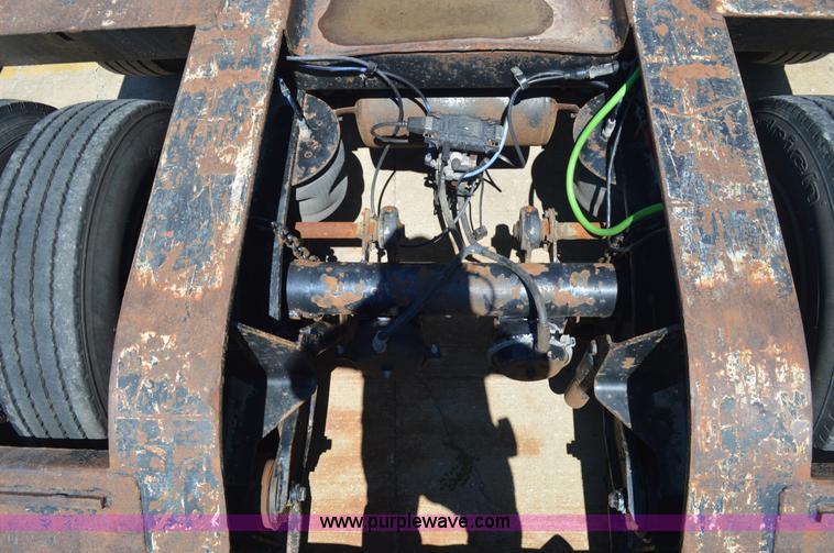 image for item J5762 2001 Talbert lowboy De-Tach equipment trailer