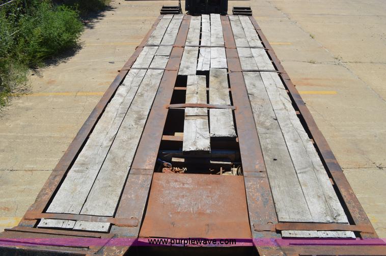 image for item J5762 2001 Talbert lowboy De-Tach equipment trailer