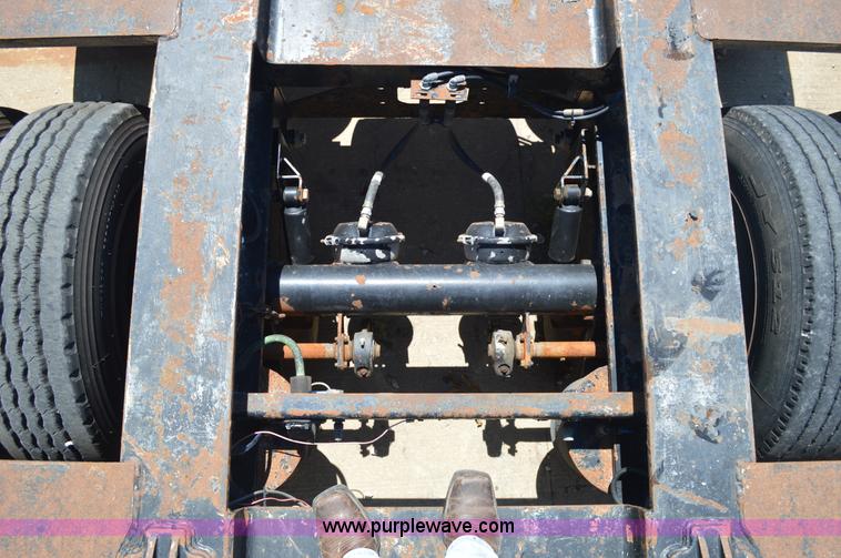 image for item J5762 2001 Talbert lowboy De-Tach equipment trailer