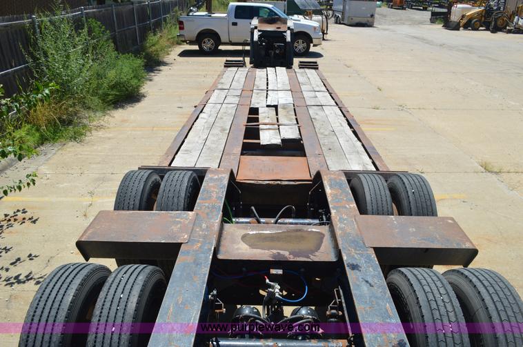 image for item J5762 2001 Talbert lowboy De-Tach equipment trailer