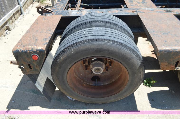 image for item J5762 2001 Talbert lowboy De-Tach equipment trailer