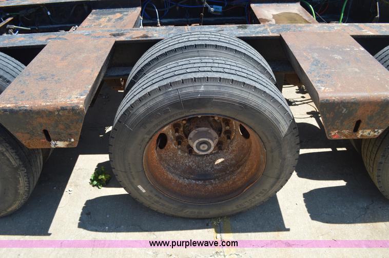 image for item J5762 2001 Talbert lowboy De-Tach equipment trailer