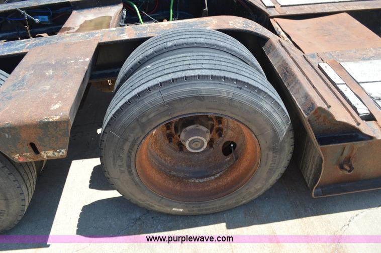 image for item J5762 2001 Talbert lowboy De-Tach equipment trailer