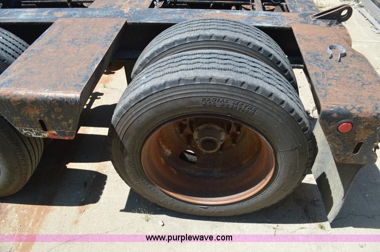 image for item J5762 2001 Talbert lowboy De-Tach equipment trailer