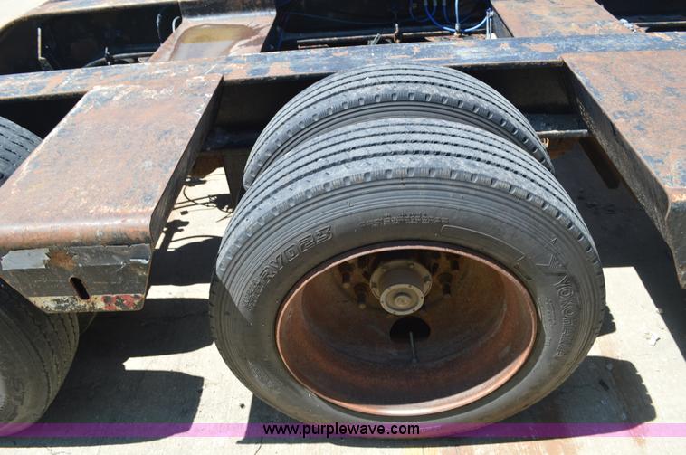 image for item J5762 2001 Talbert lowboy De-Tach equipment trailer