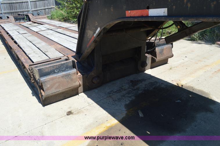 image for item J5762 2001 Talbert lowboy De-Tach equipment trailer