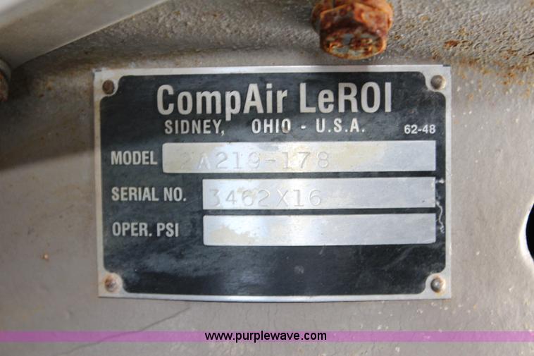 image for item J5853 1998 Leroi H185 air compressor