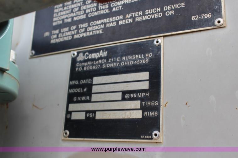 image for item J5853 1998 Leroi H185 air compressor