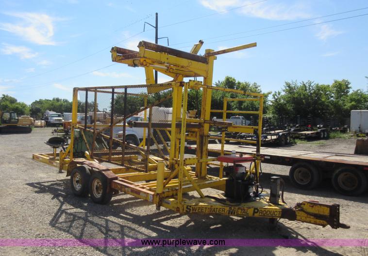 image for item J5921 Sweetwater Metal Products line tamer trailer