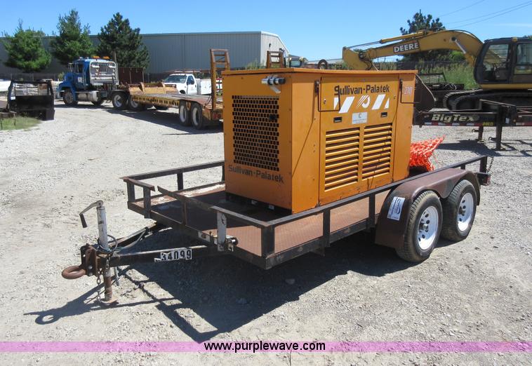 image for item J5924 2006 Emerson utility trailer with air compressor