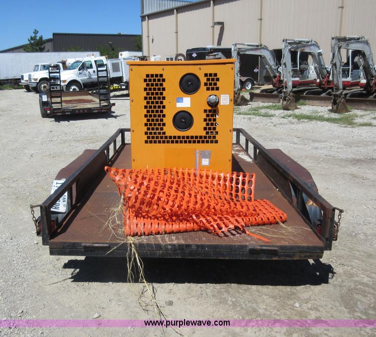 image for item J5924 2006 Emerson utility trailer with air compressor