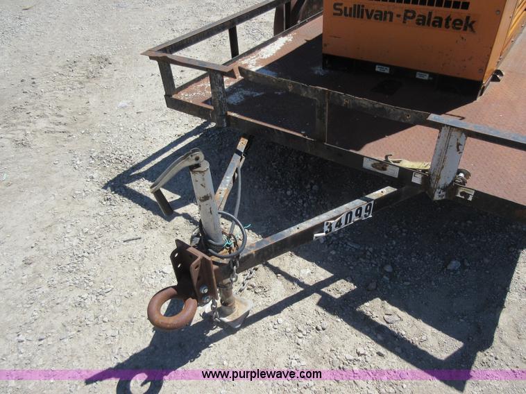 image for item J5924 2006 Emerson utility trailer with air compressor
