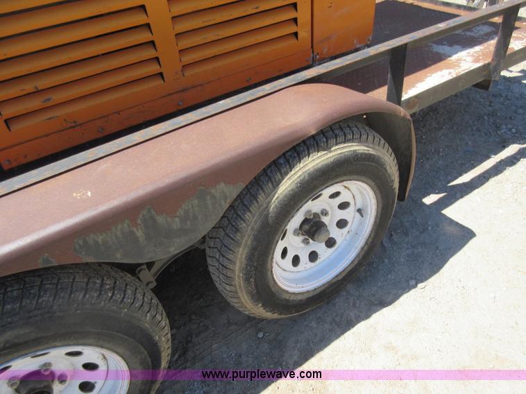 image for item J5924 2006 Emerson utility trailer with air compressor