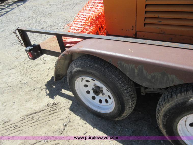 image for item J5924 2006 Emerson utility trailer with air compressor