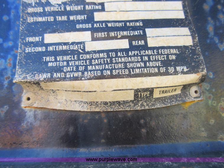 image for item J5929 1989 Holden equipment trailer