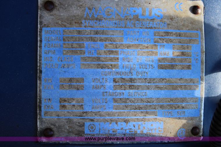 image for item J5931 2000 Triflow MFS1200 mud recovery system