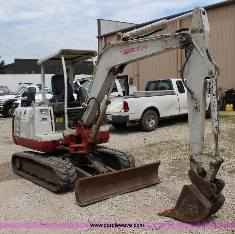 image for item J5934 2007 Takeuchi TB135 compact excavator