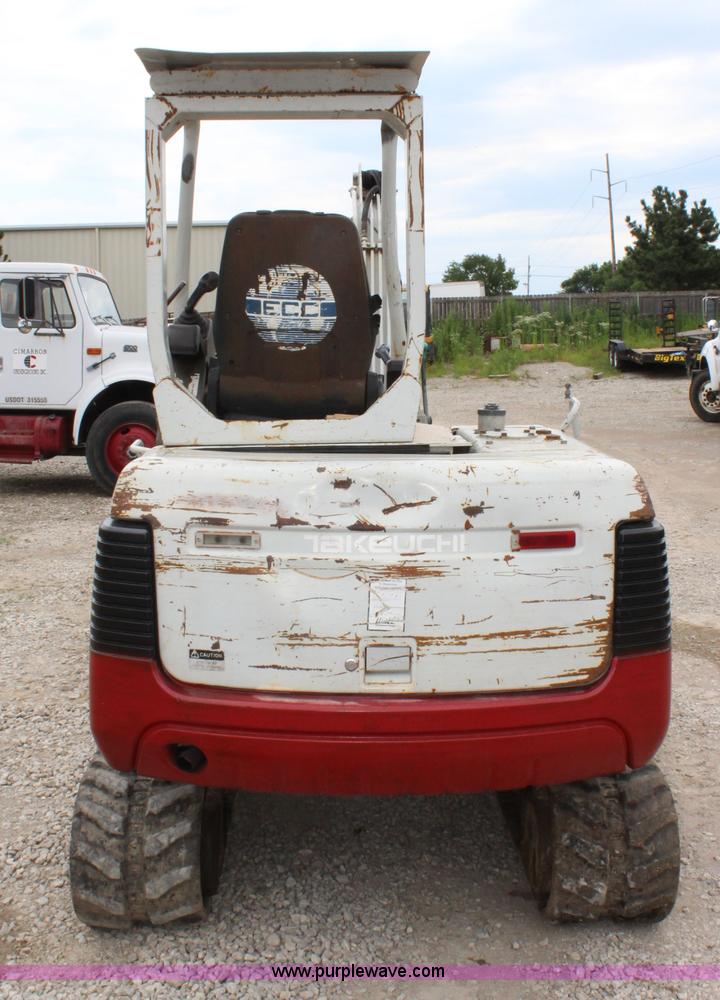 image for item J5935 2002 Takeuchi TB135 compact excavator