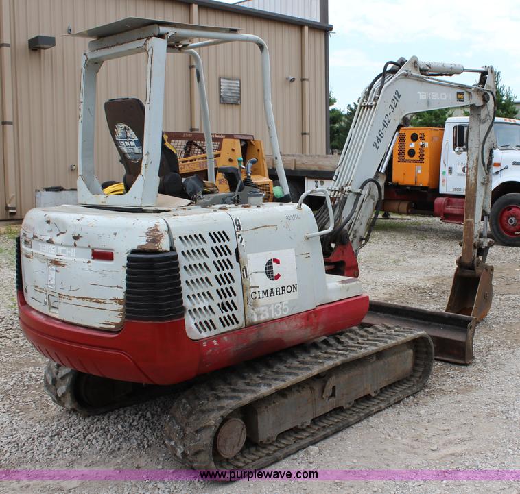 image for item J5935 2002 Takeuchi TB135 compact excavator