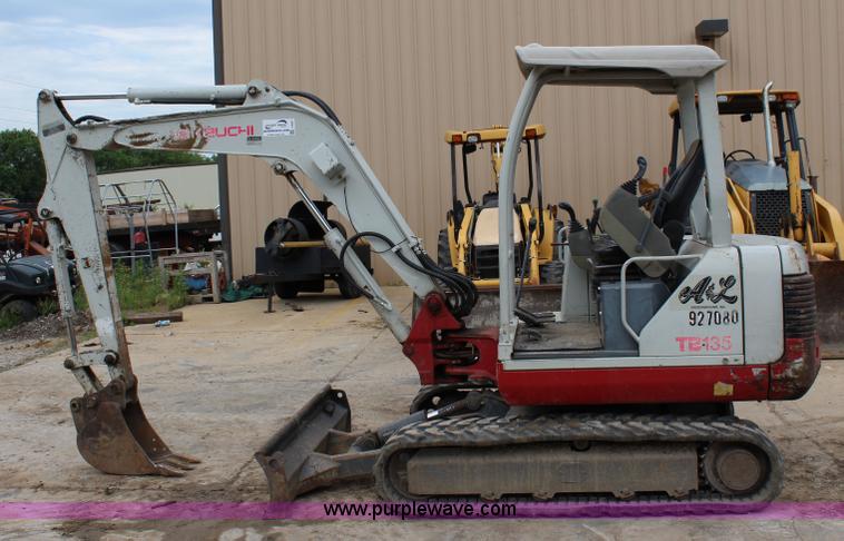 image for item J5937 2008 Takeuchi TB135 compact excavator