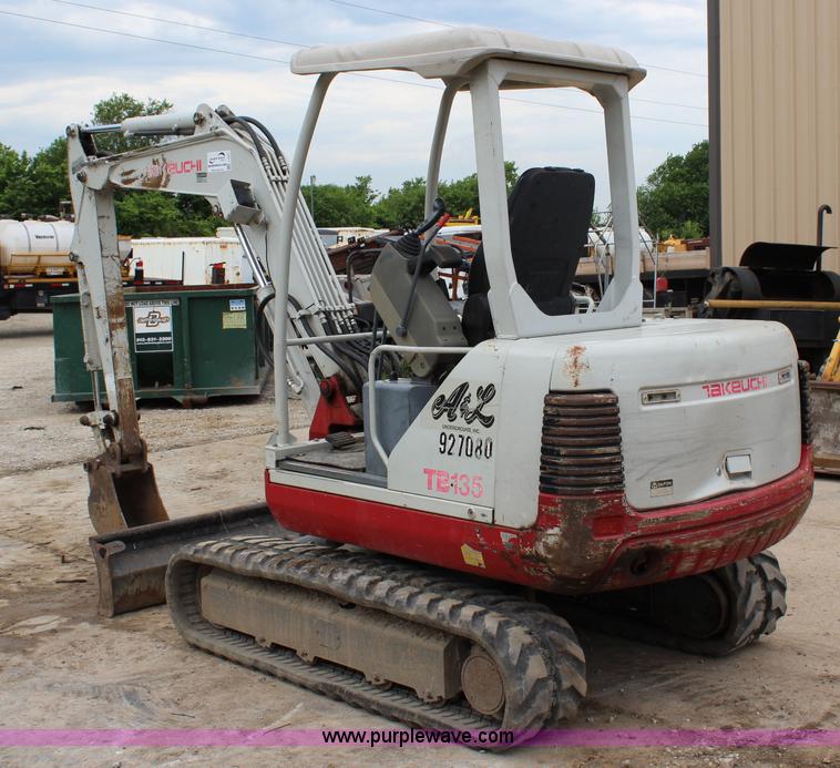 image for item J5937 2008 Takeuchi TB135 compact excavator