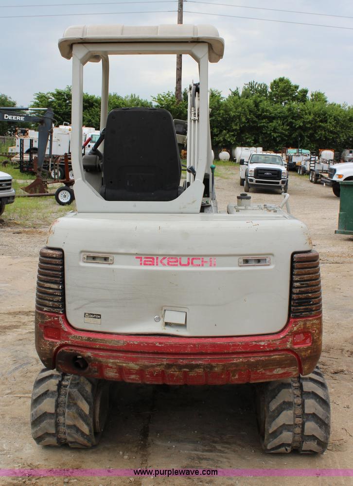 image for item J5937 2008 Takeuchi TB135 compact excavator
