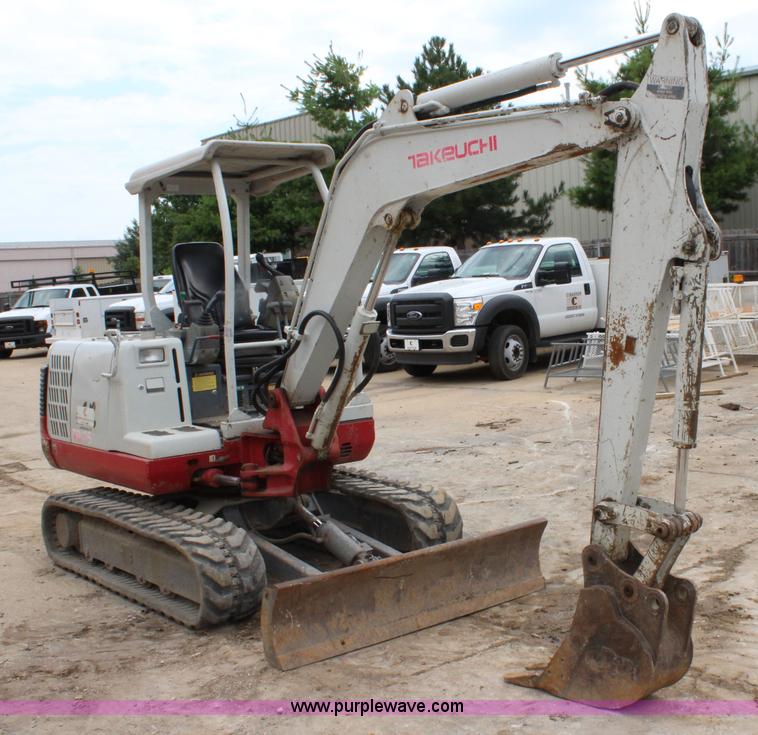 image for item J5937 2008 Takeuchi TB135 compact excavator