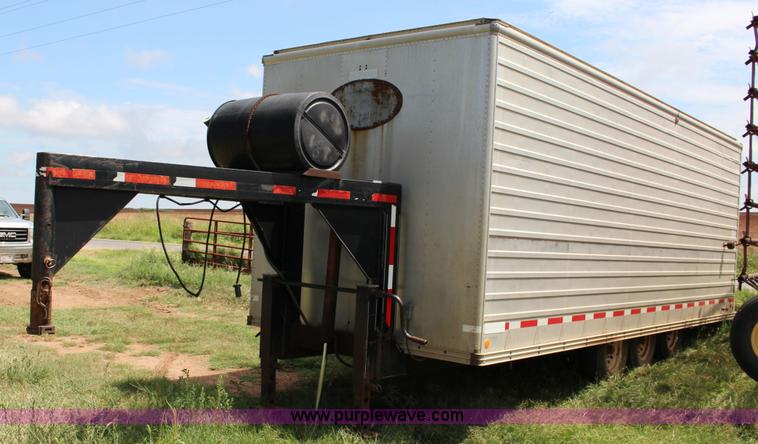 image for item K1036 Shop built enclosed cargo trailer