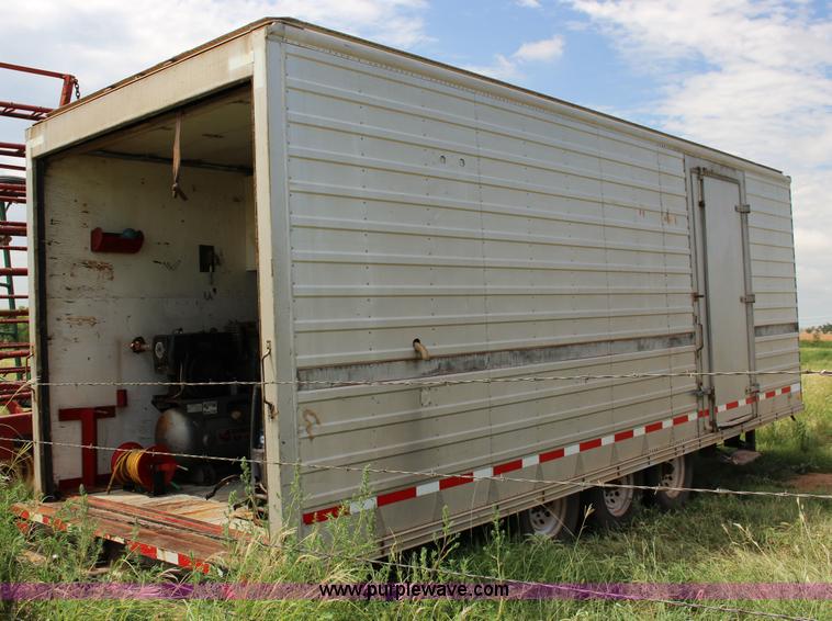 image for item K1036 Shop built enclosed cargo trailer