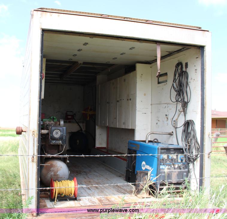 image for item K1036 Shop built enclosed cargo trailer