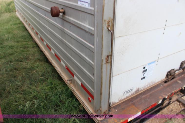 image for item K1036 Shop built enclosed cargo trailer