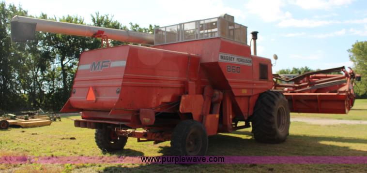 image for item K1077 1982 Massey-Ferguson 860 combine