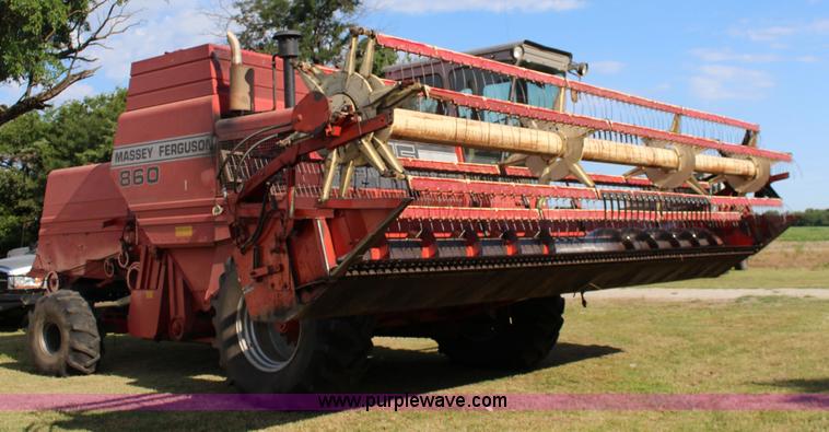 image for item K1079 1984 Massey-Ferguson 860 combine