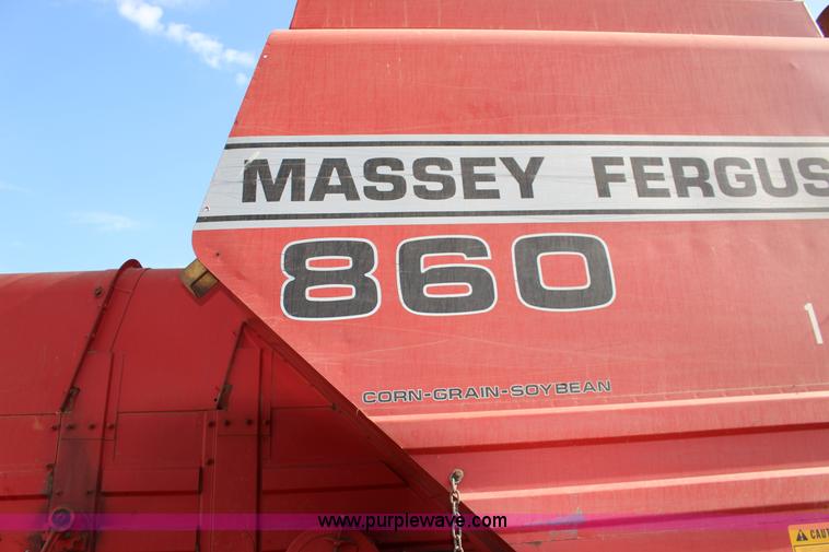 image for item K1079 1984 Massey-Ferguson 860 combine