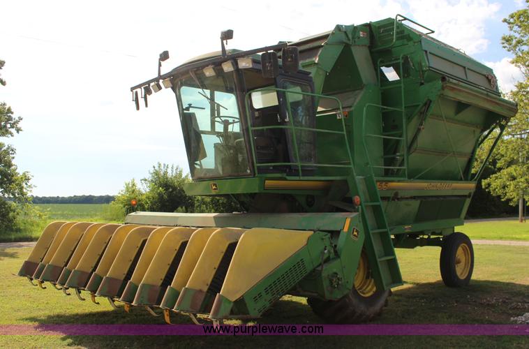 image for item K1080 1997 John Deere 7455 6R30 cotton stripper